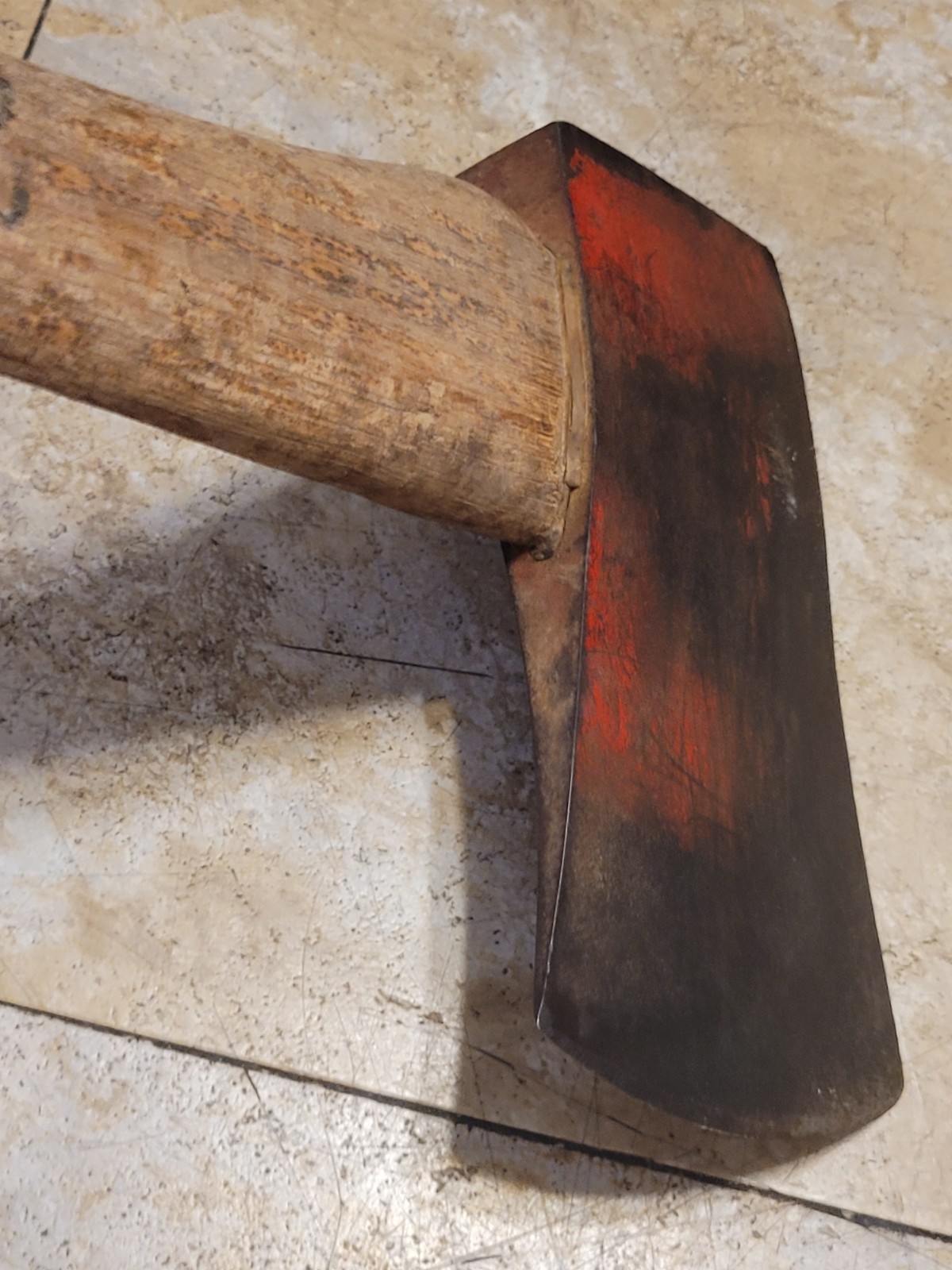Vtg TRUE TEMPER ? 34″Long 4 LB 14 Oz Total Weight 4.5″ Blade Single Bit Axe.OBO