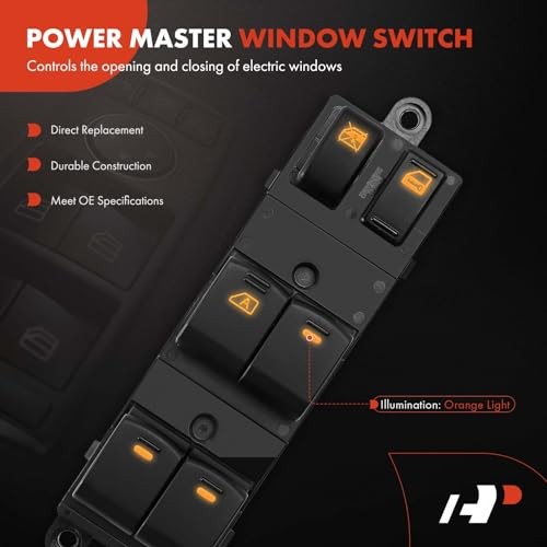 Master Power Window Switch Compatible with Subaru Forester 2009-2010, Impreza