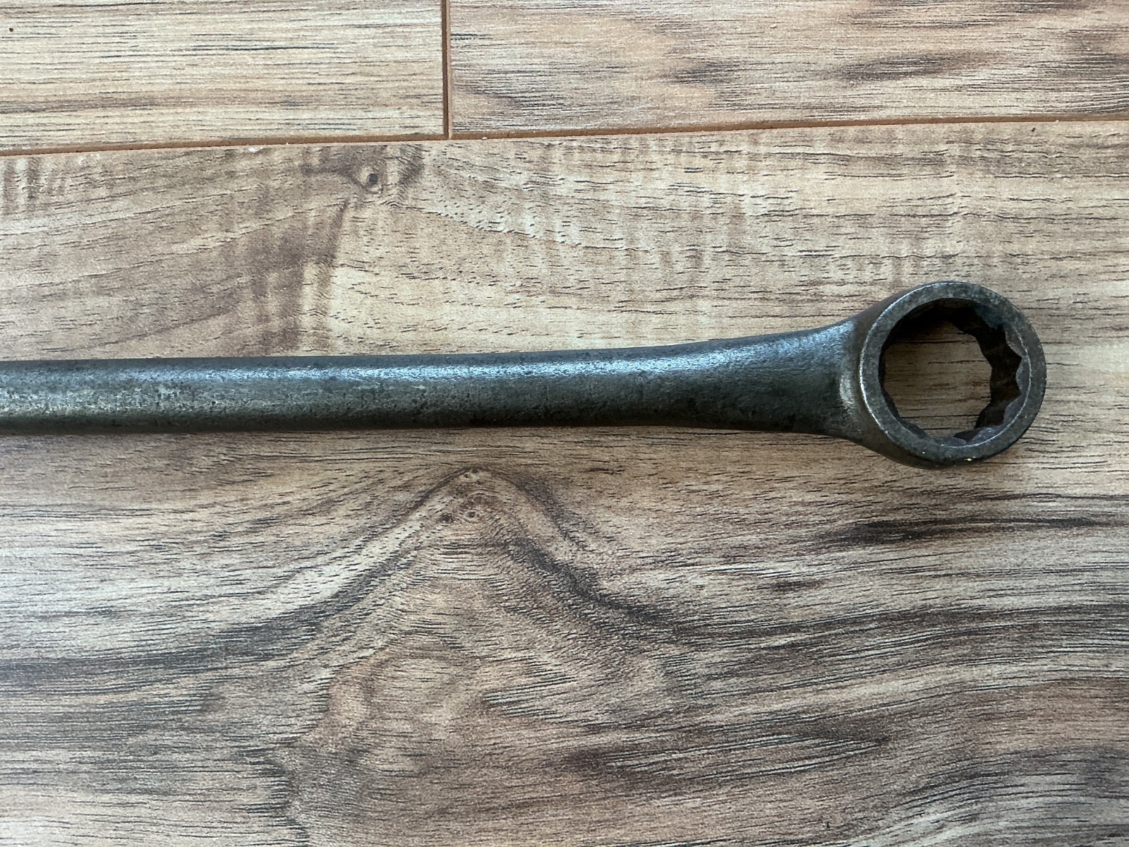 RARE Vintage Hinsdale 1” Round Handle Combination Wrench BE32 14.75″ Length