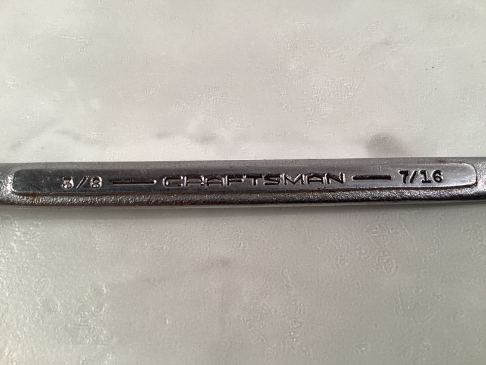 Vtg Craftsman Box Wrench “V” Series Set of 6 SAE Double Box End 12 Point USA EUC