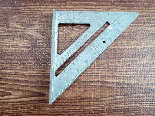 VINTAGE 12 INCH COMBINATION SQUARE Plus ALUMINUM ALLOY AQUARE 7 INCH