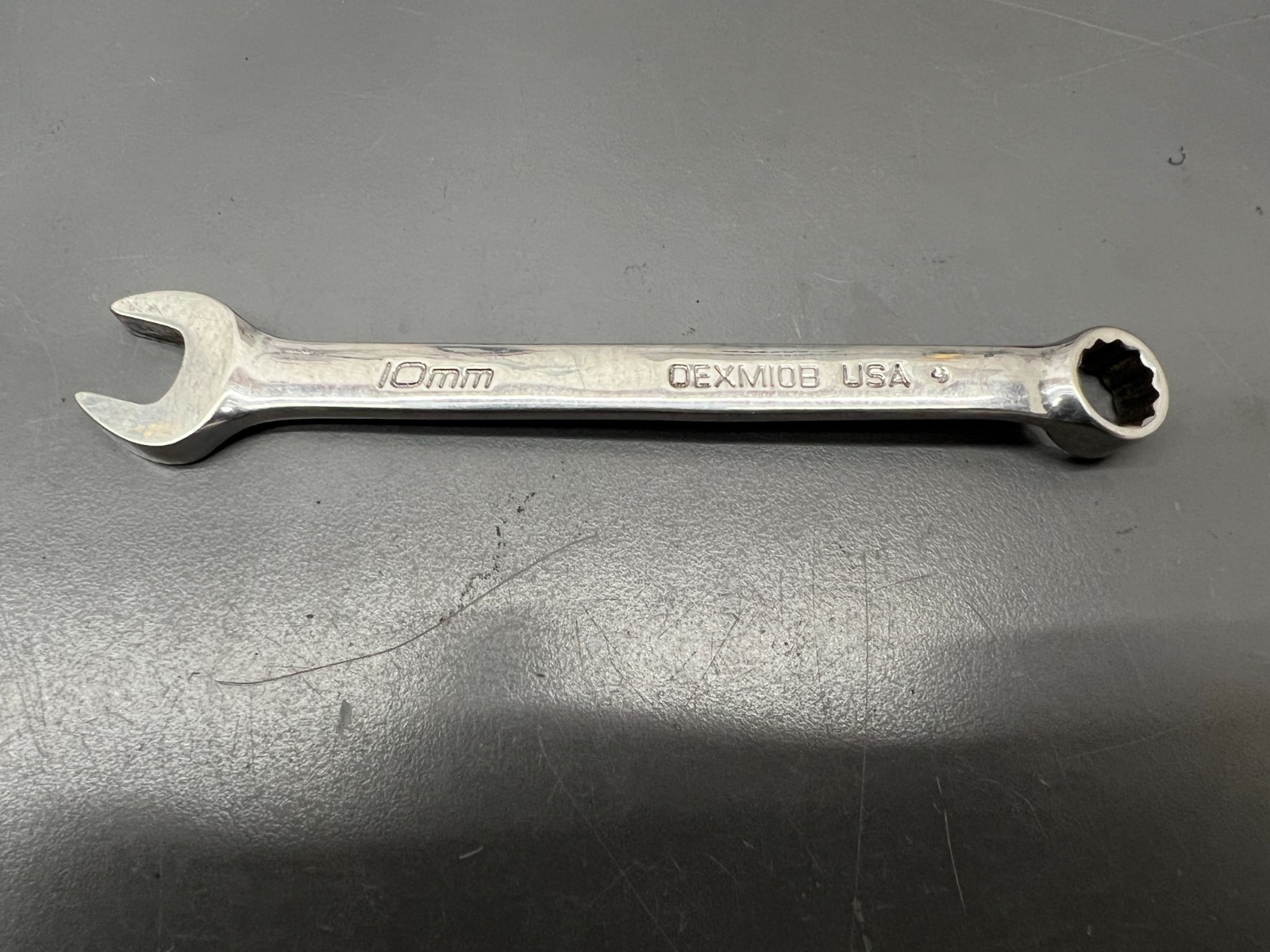 SNAP ON TOOLS OEXM10B METRIC 10mm SHORT COMBINATION WRENCH – VGC – USA
