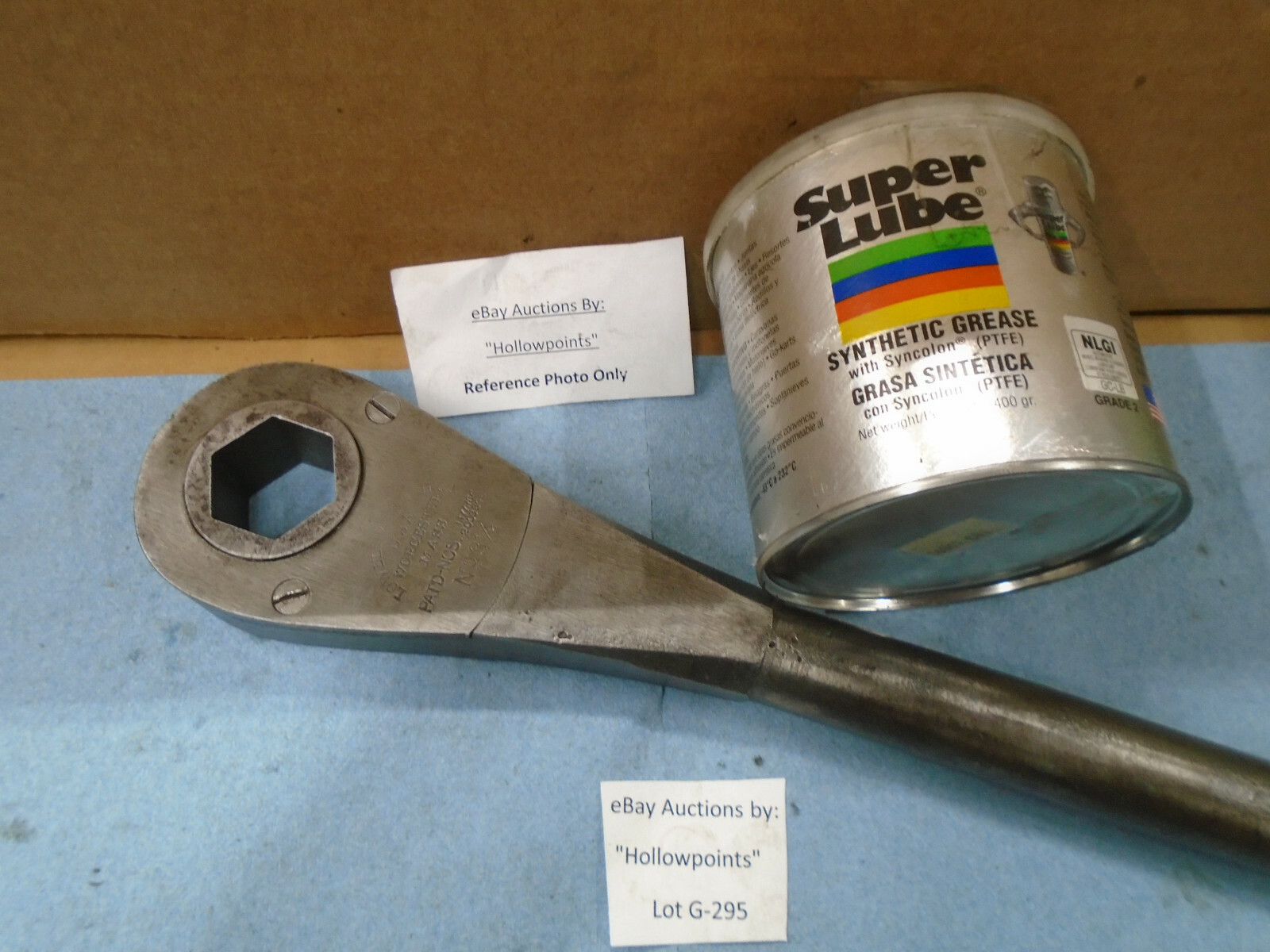 Lowell Wrench Co. USA No. 3-1/2 Ratchet 1-1/4″ Hex 6 Point 16 Tooth 20″ L G295