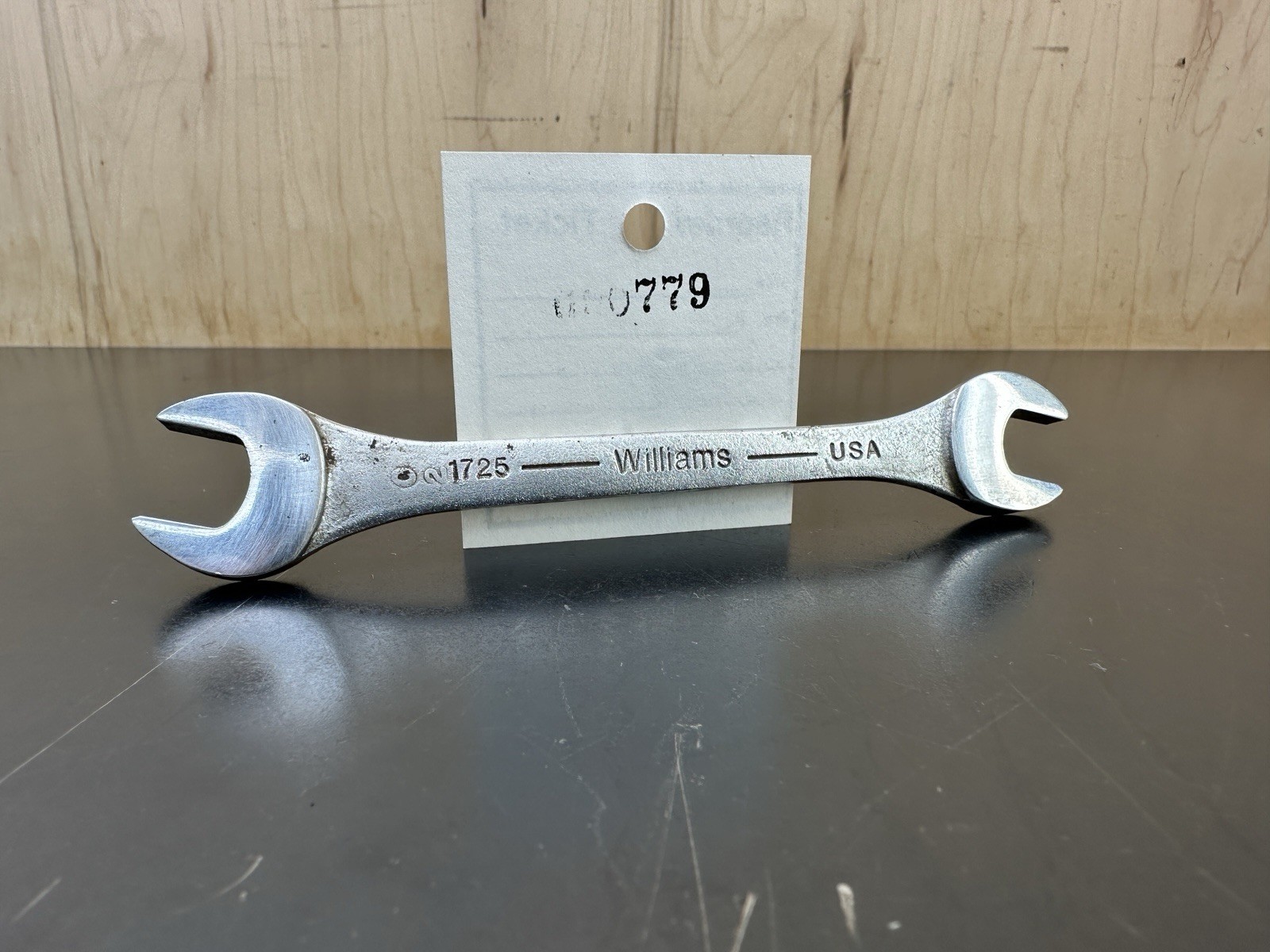 Used Vintage Williams Open End Wrench 1/2″ X 7/16″ Model 1725 Made In Usa