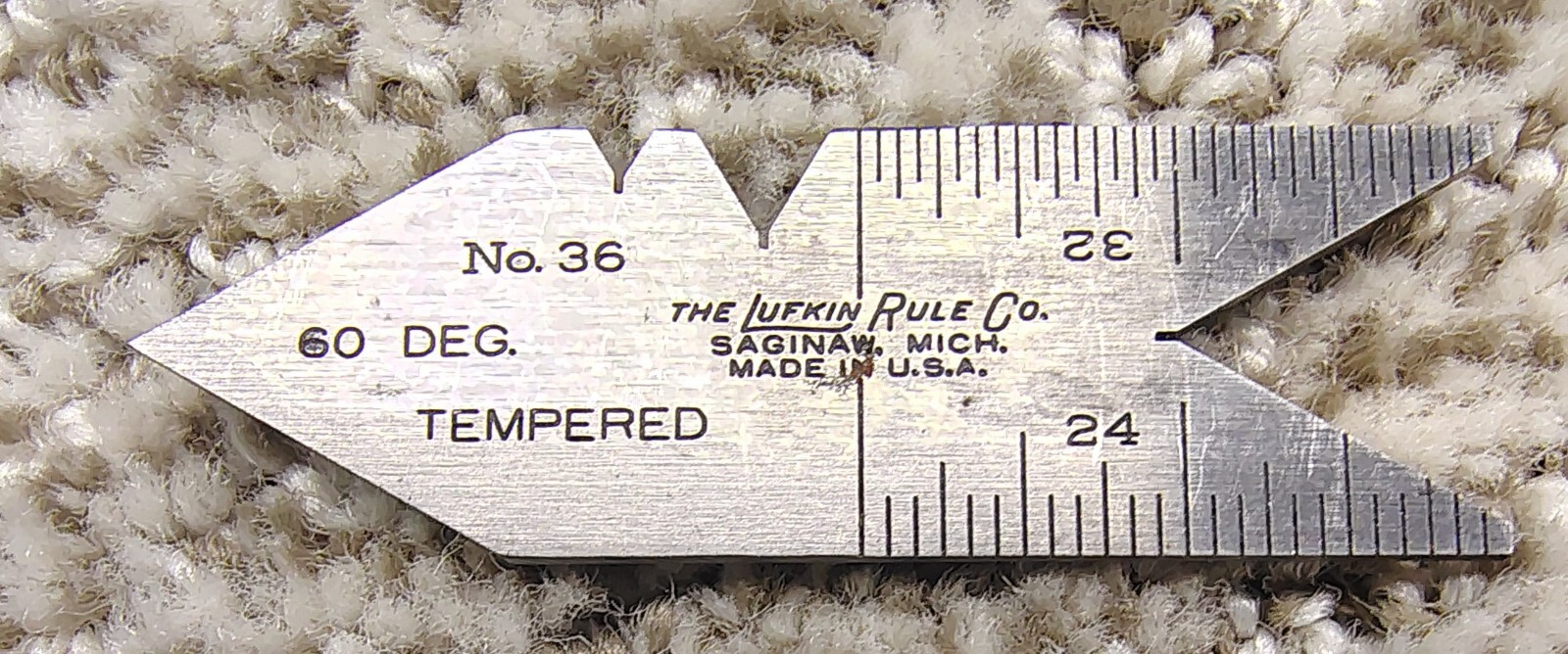 🗽 LUFKIN THREAD GAGE AND TOOLMAKER BUILT ANGLE GAGE