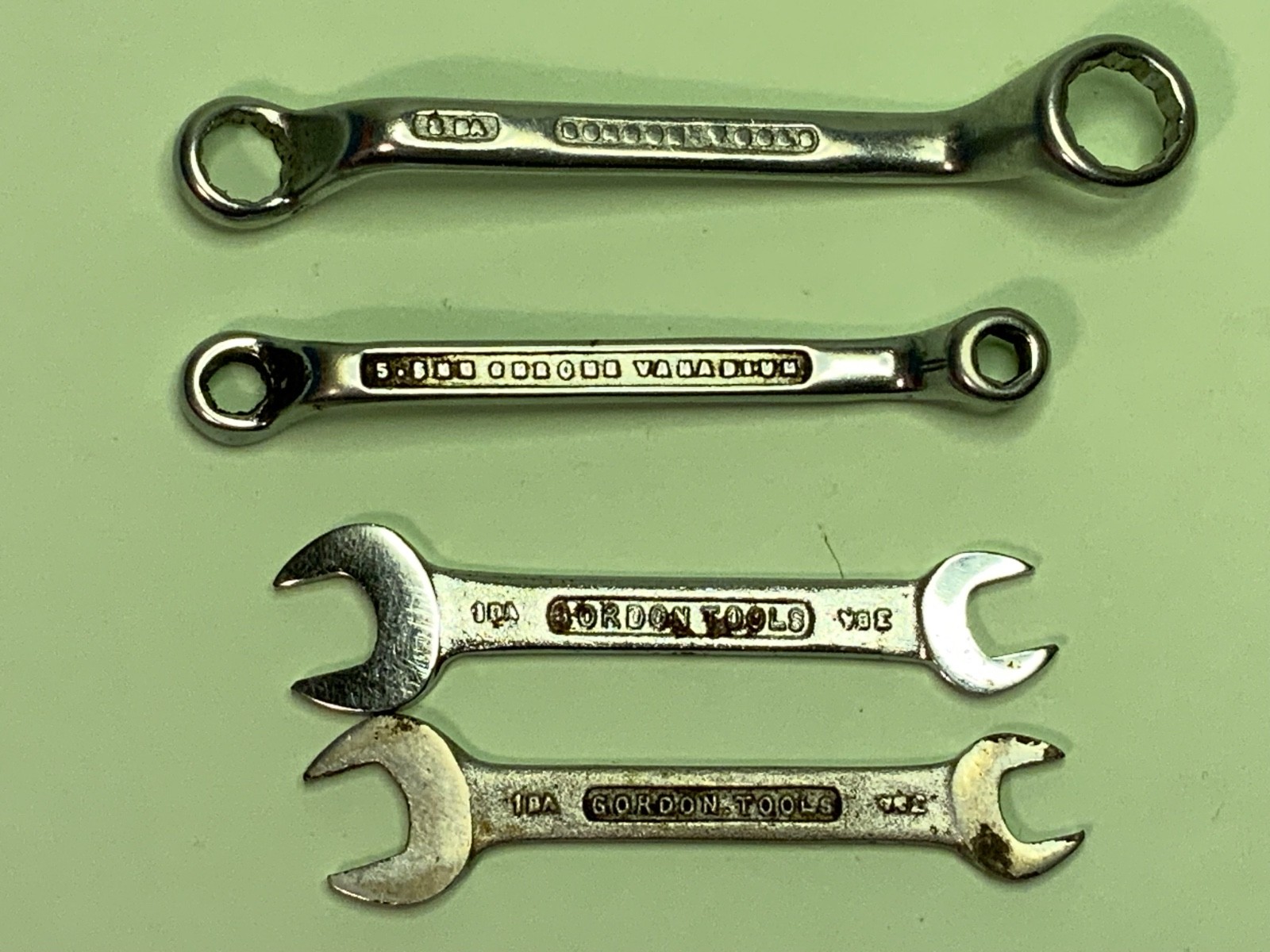 4 gordon tools bundle spanner’s 0BA 3BA 1-3 BA 5.5 & 5mm vintage wrench tools 4.