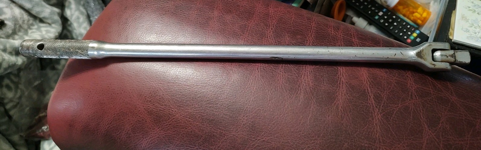 Vintage Indestro Super 3223 1/2″ Drive Flex Breaker Bar 18” USA 🇺🇸