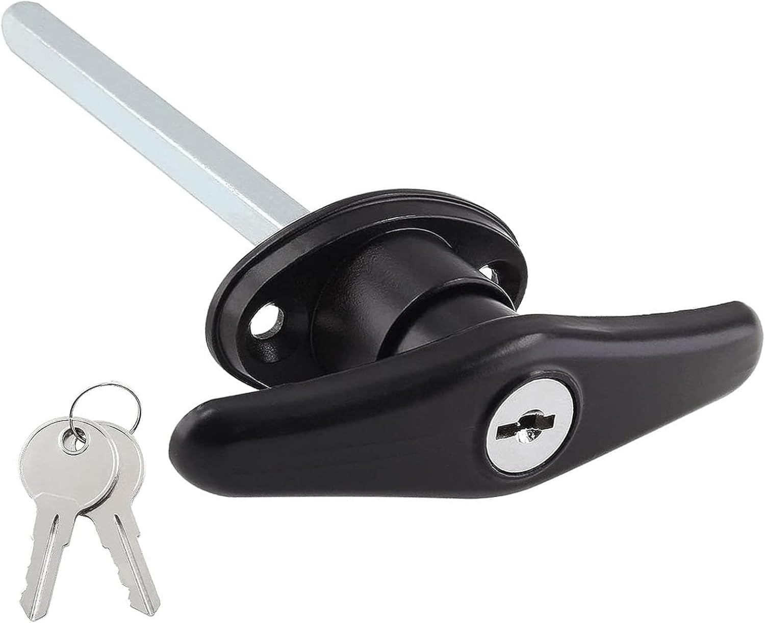 Truck Cap Locking T-Handles 1 Pack Camper Topper Lock, Camper Shell Locks and Ke