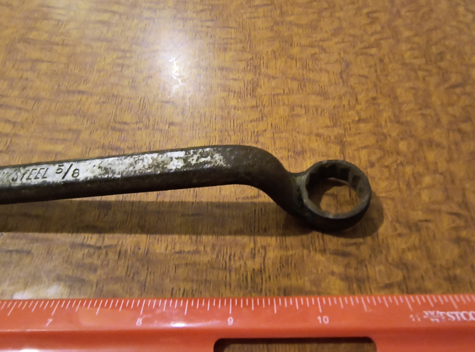 RIVERSIDE Offset Double Box End Wrench 11/16 • 5/8 CHROME VANADIUM STEEL, USA