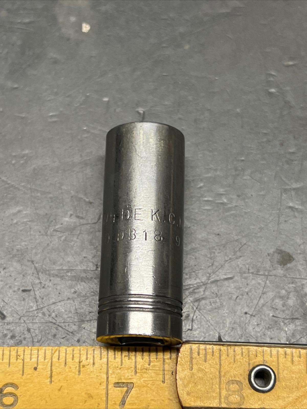 Vintage Wilde Tools DB18 9/16” 12 Point 3/8” Drive Deep Socket! Nice Shape!