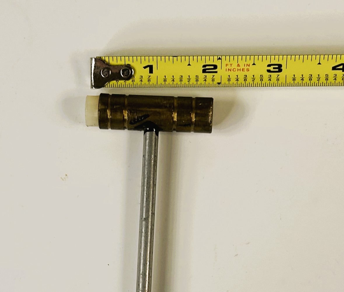 Vintage Vigor Swiss Brass 3.1oz Brass Mini Hammer Precision Tool