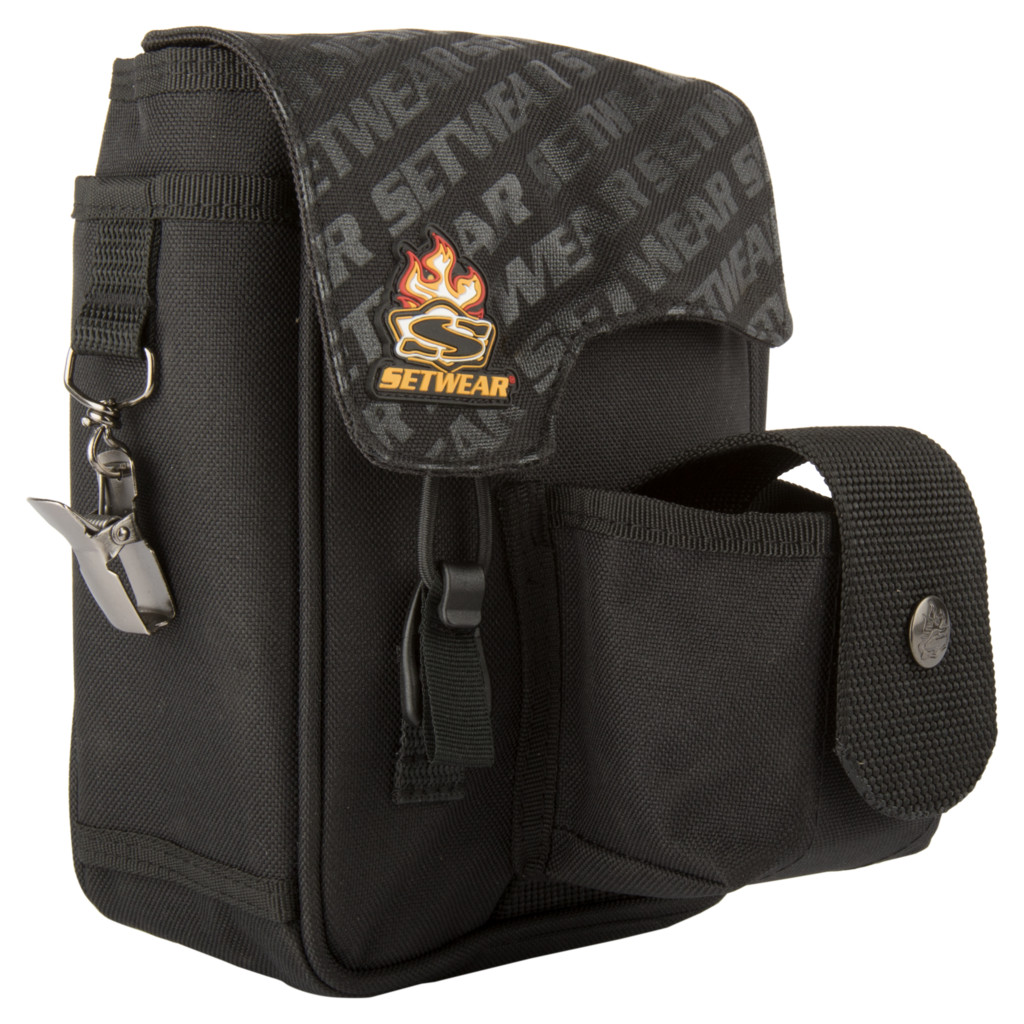 Combo Tool Pouch – 7.5-Inch H x 6.5-Inch W by Setwear – Silent on Set Auto Open