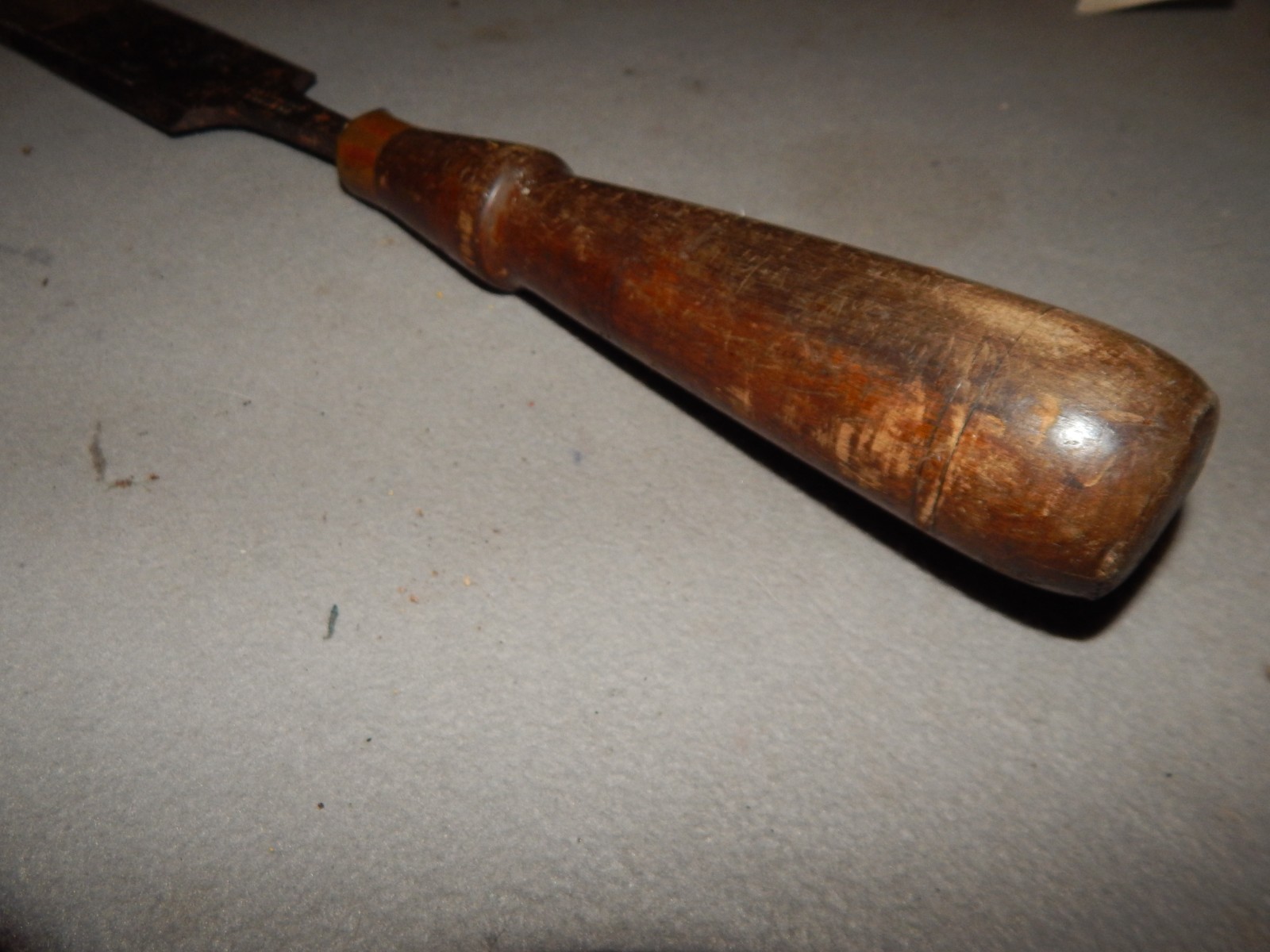 Vintage Large 18″ W ? Butcher Cast Steel Chisel Sheffield England Estate Find