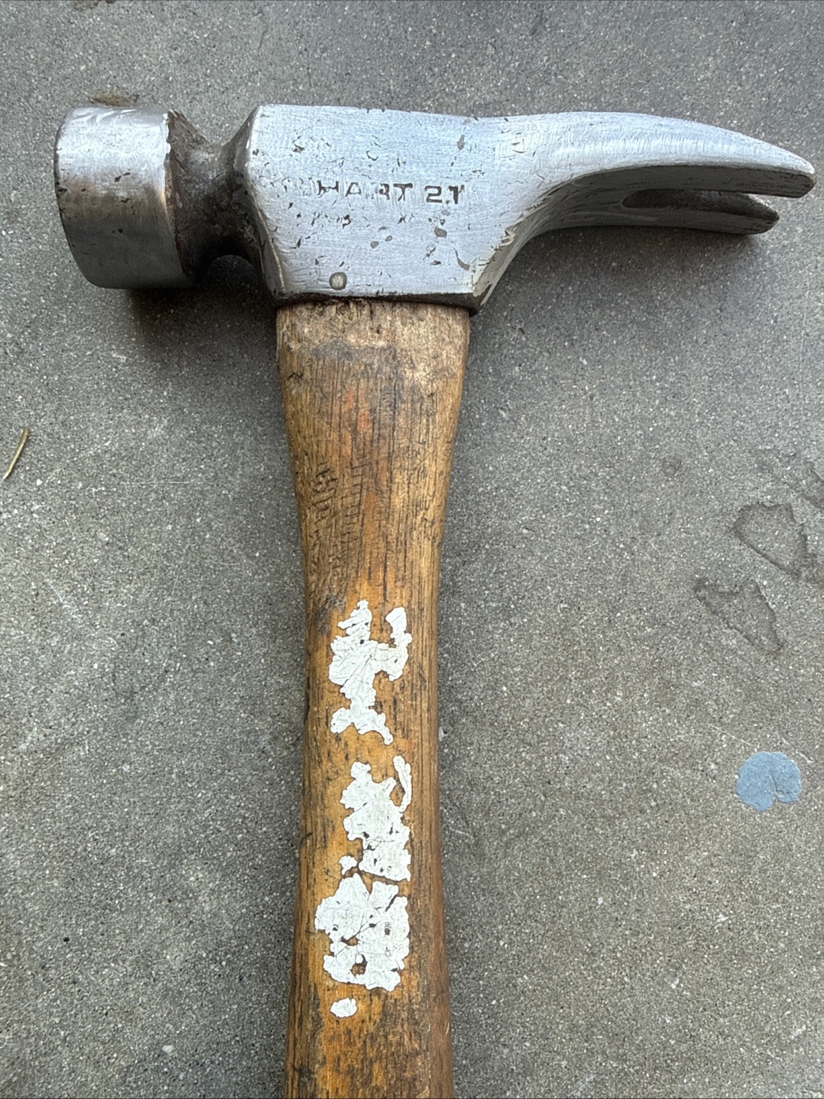 HART The Framer 21 Oz Framing Hammer Vintage USA California Framer Milled
