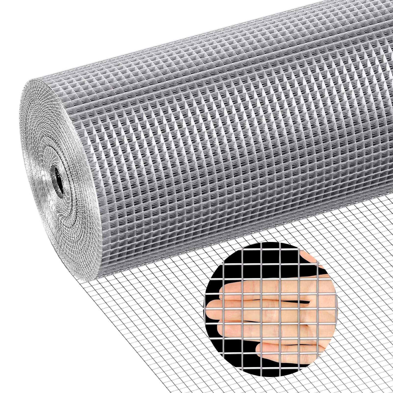 Stainless Steel Welded Wire Mesh, 1/4 inch Hardware Cloth, 22 Gauge Chicken Wire