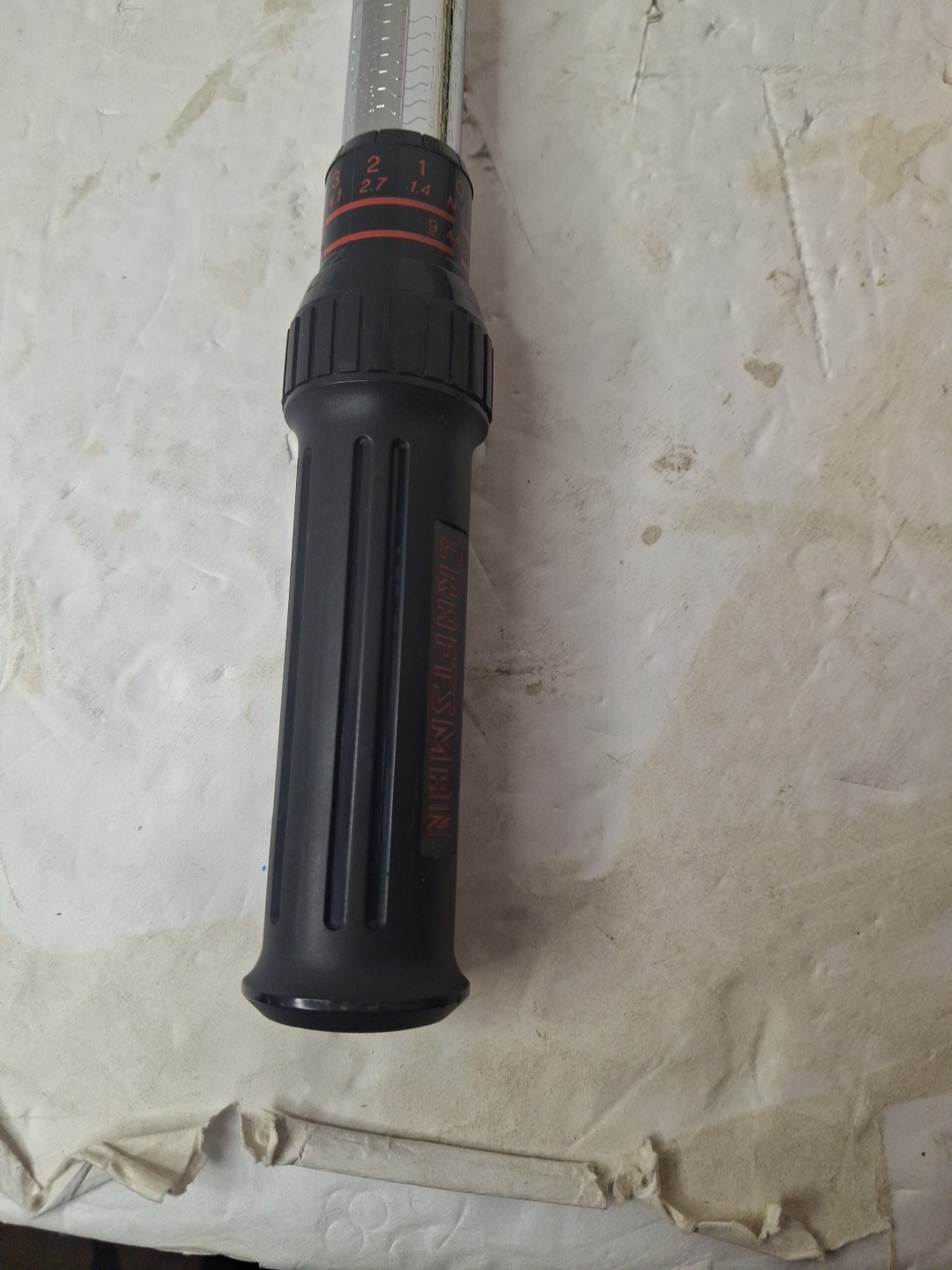 Vintage Craftsman USA 1/2″ drive 9-44543 Torque Wrench 20-150 ft.-lbs. Made USA