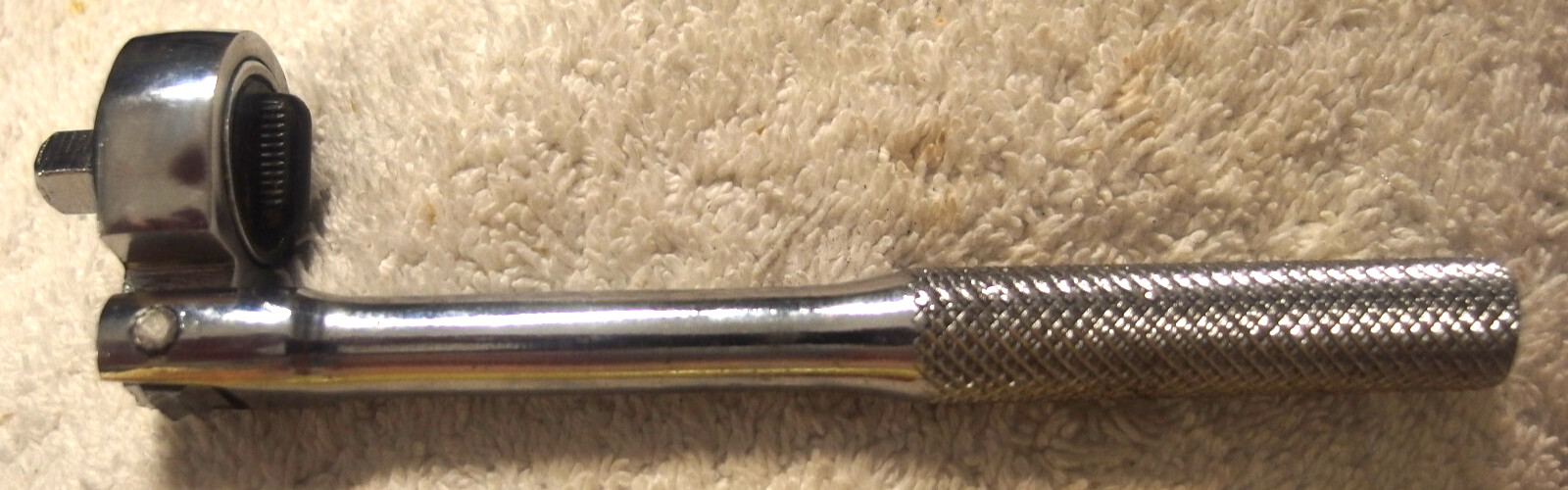 6″ 1/4″ Flex Head socket wrench, Ratchet tool,VTG,fine tooth tool