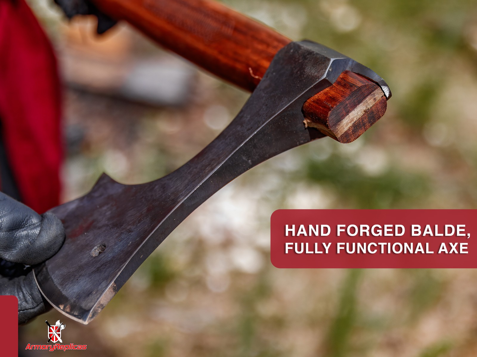 CUSTOM HAND FORGED HIGH CARBON STEEL VIKING AXE FULLY FUNCTIONAL BATTLE READY