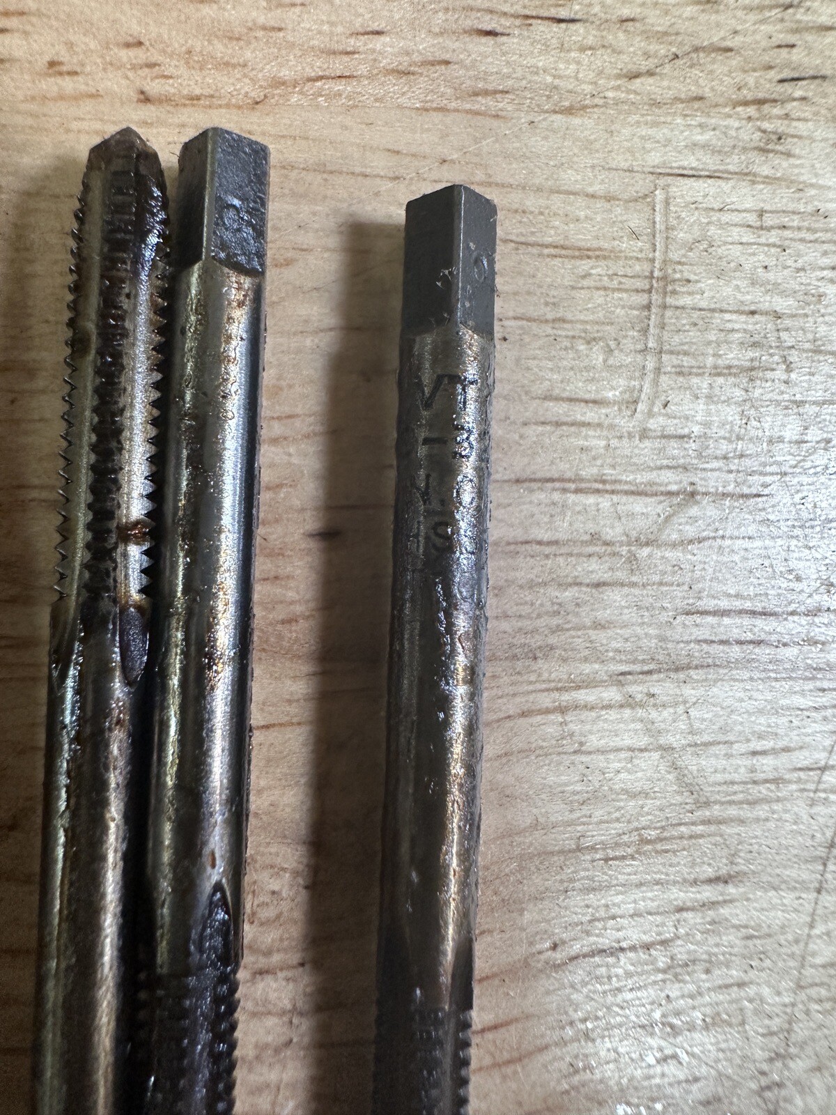 Vintage Pack Of 7 Vermont 8-32 N C Machine Screw Taps