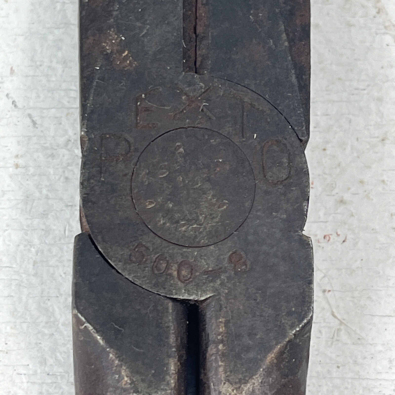 Vintage PEXTO 500-8 Lineman Pliers Side Cutter 8-1/2″ Long