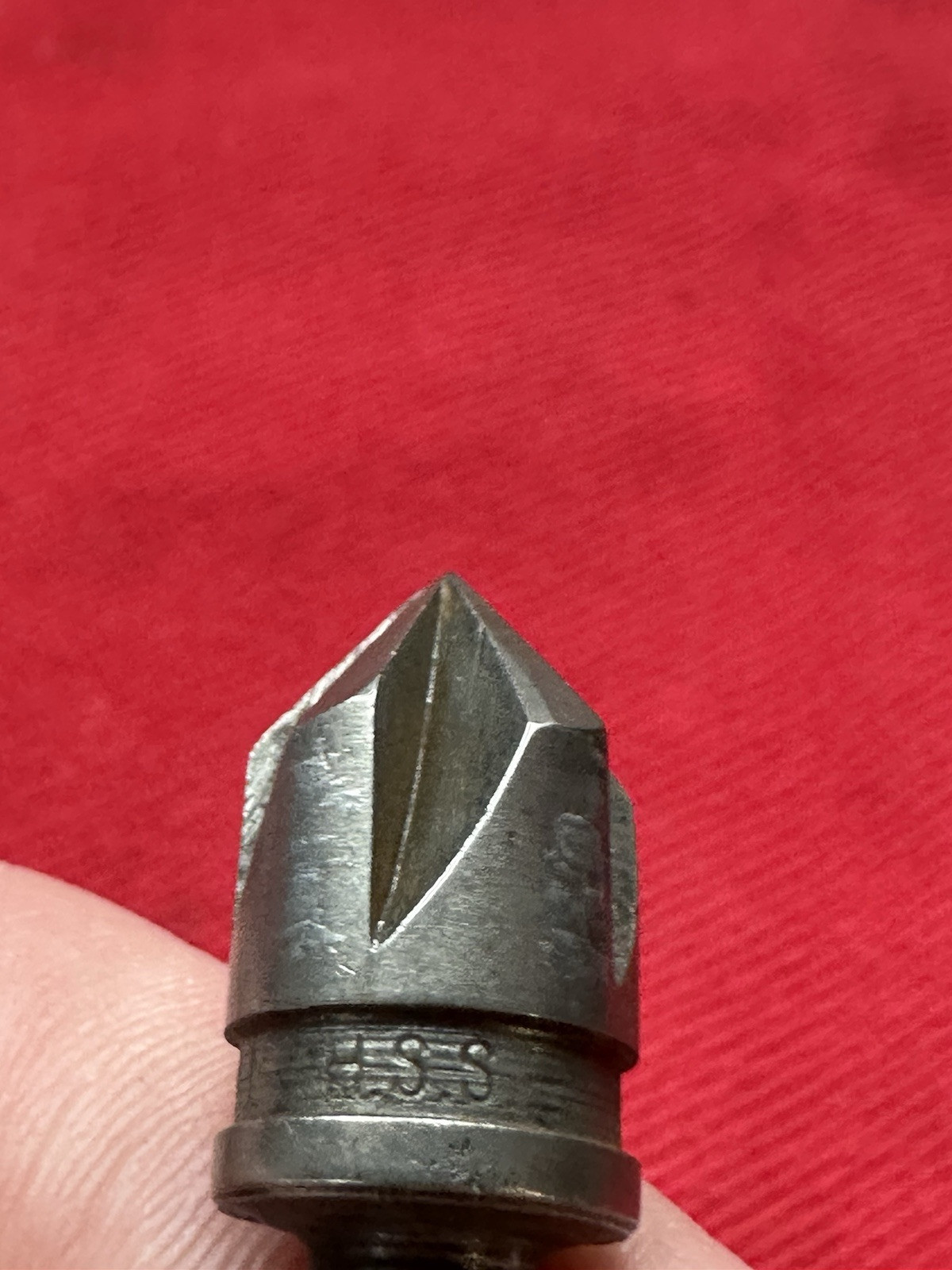PAIR (2) VINTAGE CRAFTSMAN 1/2” DRILL COUNTERSINK BITS 1 FOR STEEL – 1 FOR WOOD