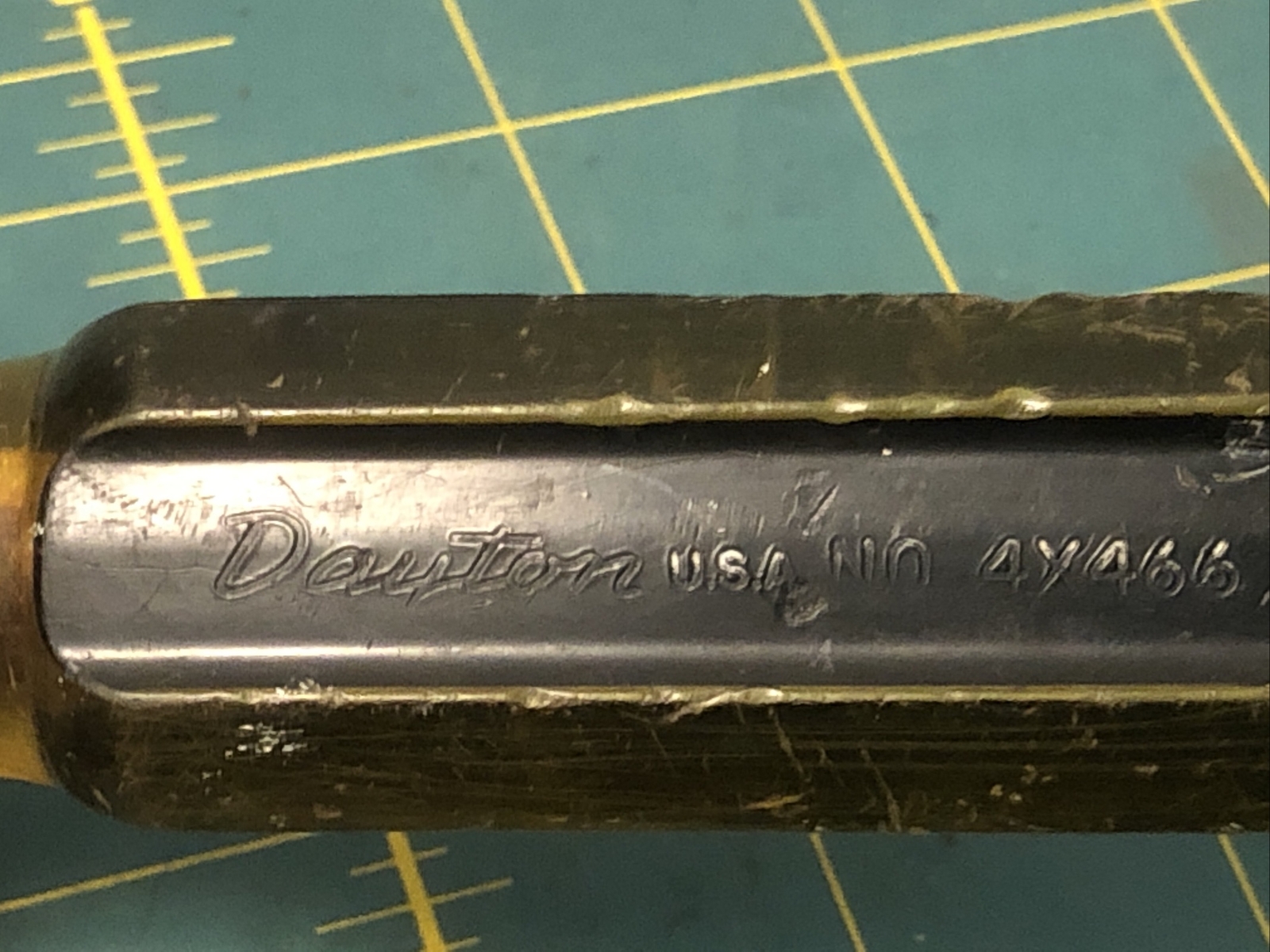 Vintage Dayton USA 5/16” Slot Screwdriver no. 4X466 Old Mechanics Tool 10” Long
