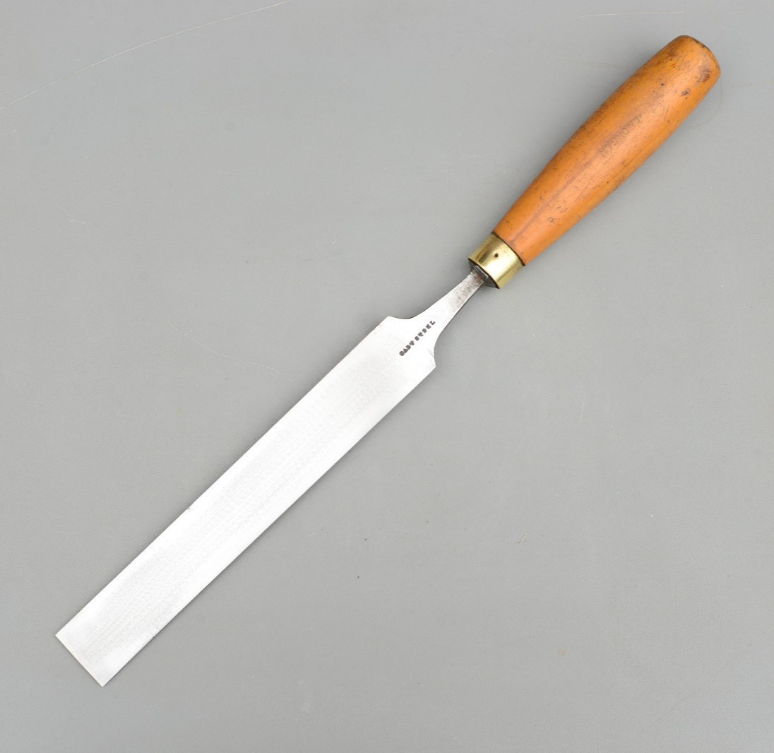 Vintage James Howarth Sheffield Bevel Edge Flat Chisel 31mm Boxwood Ready to use