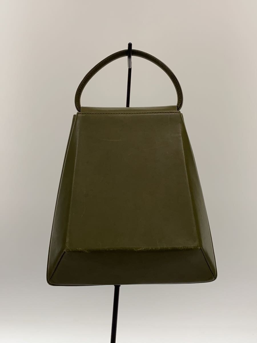 SYBILLA Handbag Used 20×14.5cm Khaki Plain Good Condition Slight Scratches