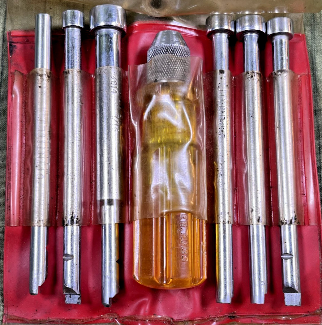 Stevens Walden Vintage Set No. 3800D7 ~ (7) Pc. Spintite Nut Wrench Set