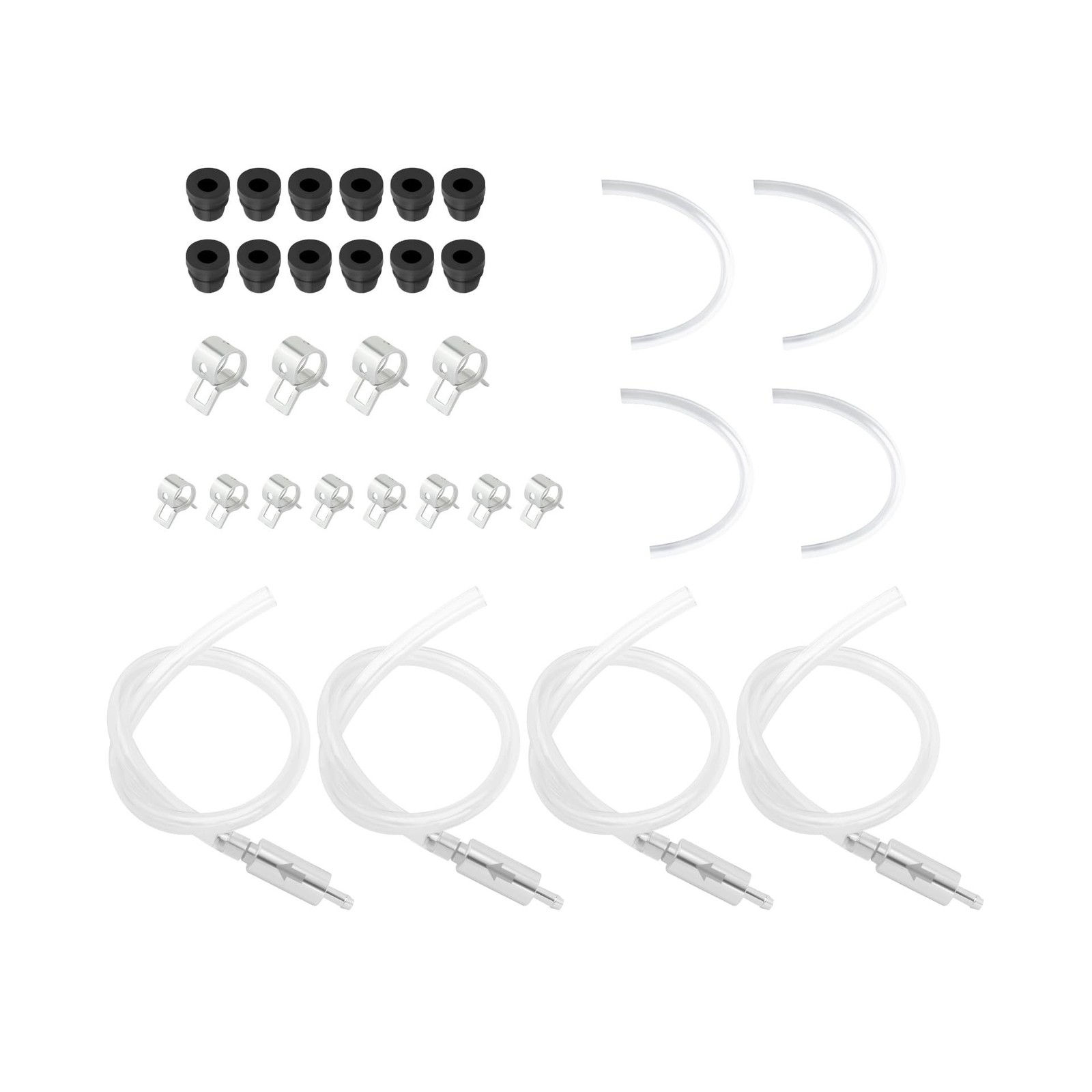 OFBAND 4Set Brake Bleeder Kit,Brake Fluid Bleeder Kit Includes 4PCS Brake Ble…