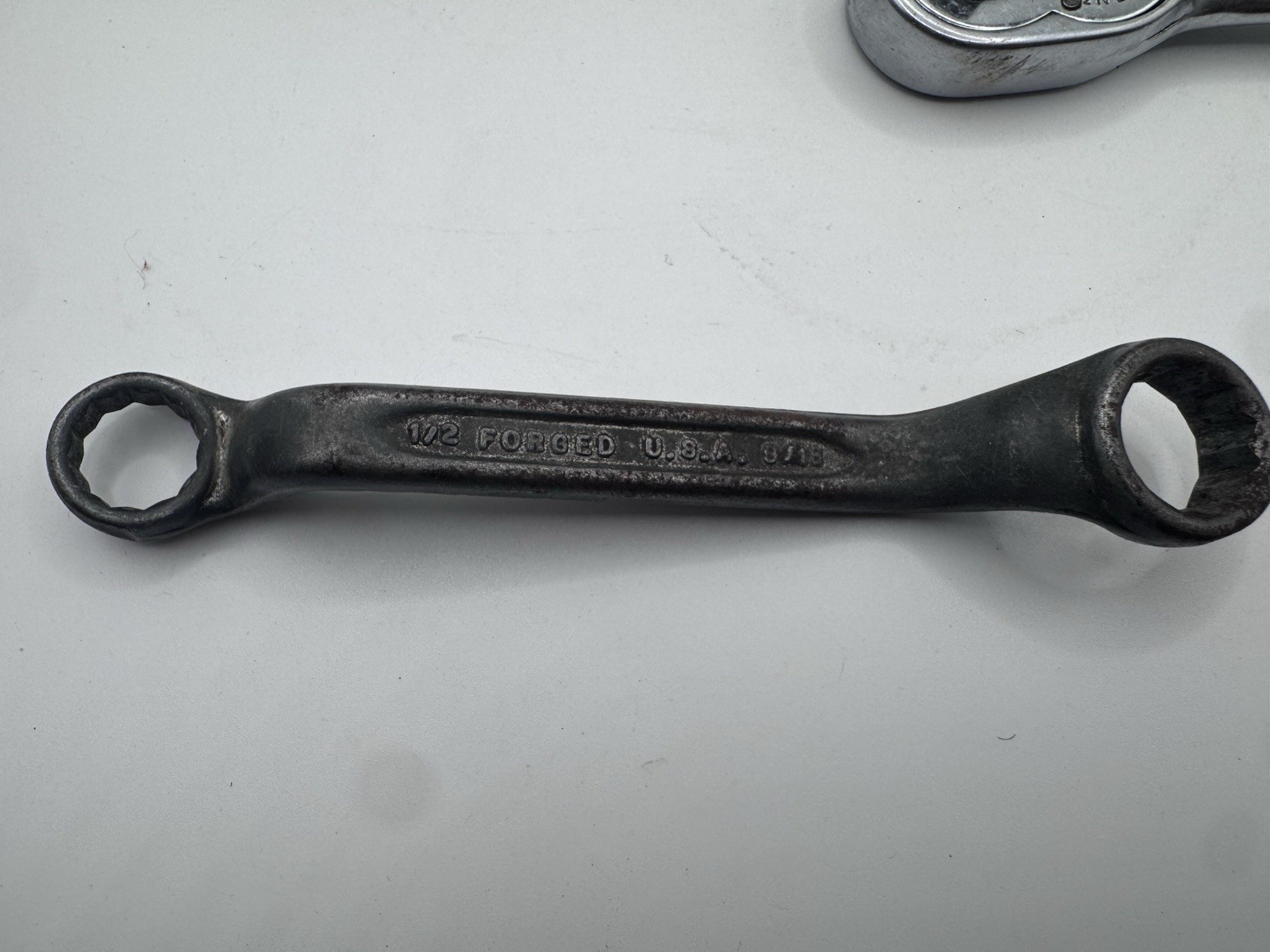 Vintage Indestro USA 6072 1/4” Ratchet; Socket Lot 3/8 And 1/4 Drive; Wrench