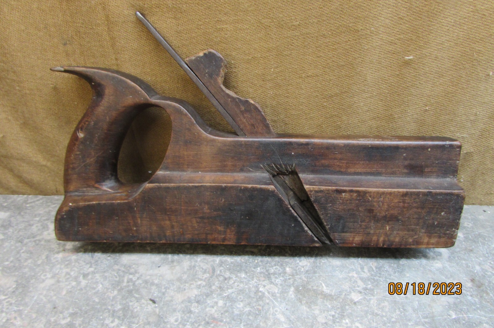antique tounge and groove cutter 7/8 stamped S D & C R R