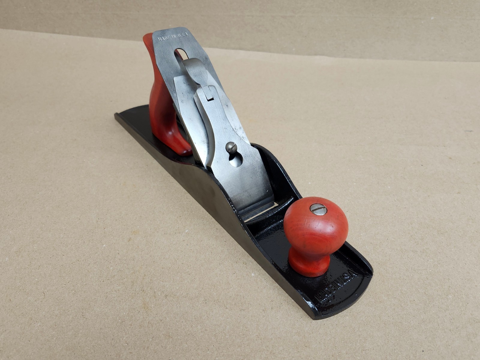 Vintage US Made 14″ Wood Working Hand Plane Smooth Bottom