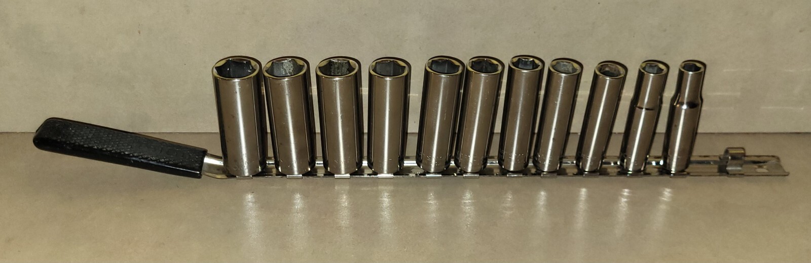 CRAFTSMAN METRIC 3/8″ Dr DEEP Socket Set 11pcs 6 point 9mm – 19mm – G Series USA