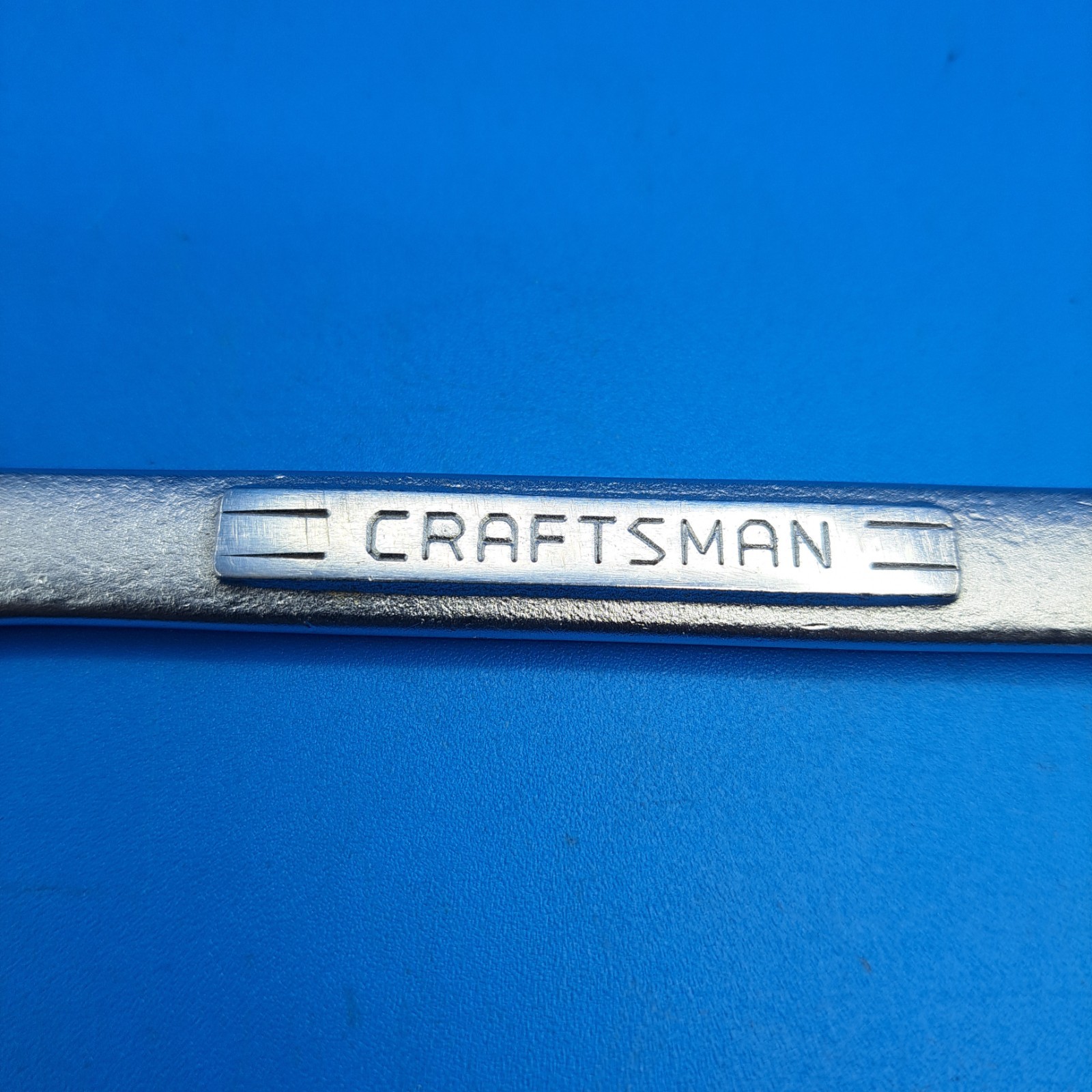 Vintage Craftsman 1/2 x 9/16″ Open End Wrench, No 44579, Mfr Code -V-, USA
