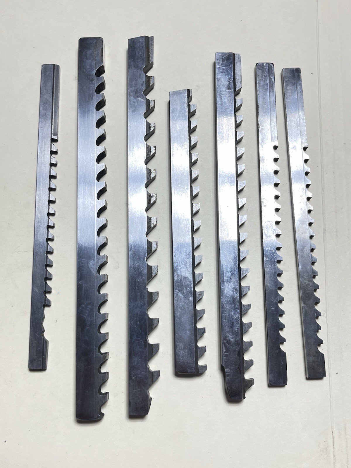 7 Machinist Broaches Some Broken, Used