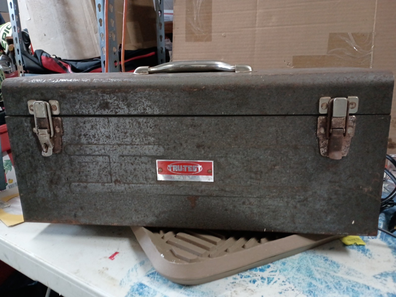 Vintage Tru-Test Toolbox With Tray Model 920-Used
