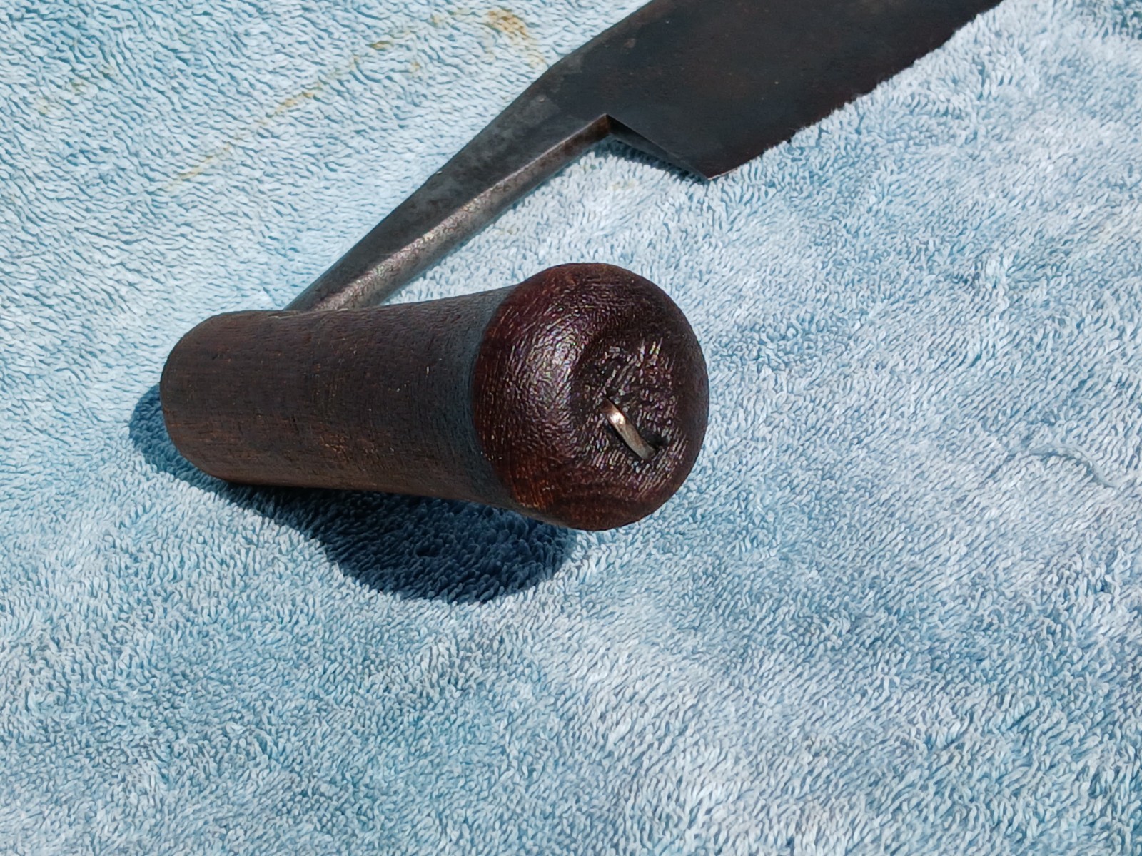 Antique D.R BARTON Draw Knife 1EX Curved Angle 16-1/2L 6-7/8Cut Sold @ C. Worden