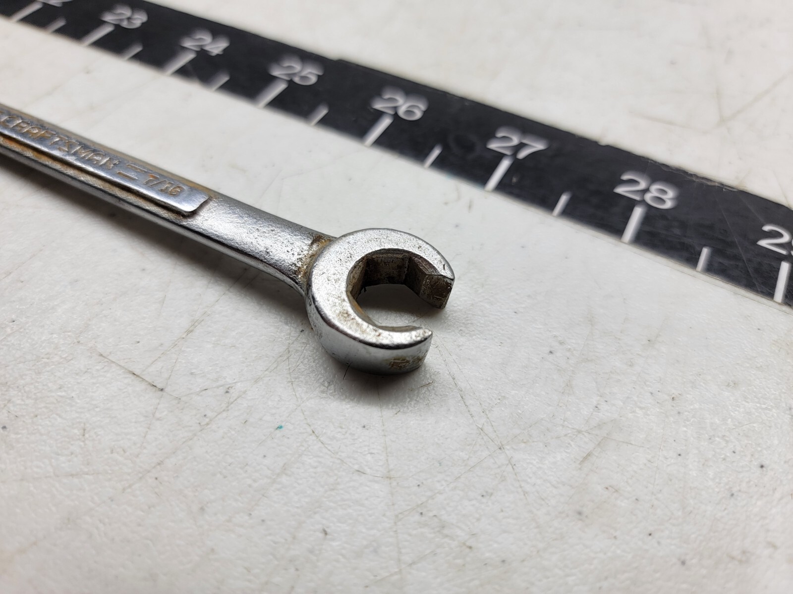 CRAFTSMAN -V- 44174 3/8″ x 7/16″ FLARE NUT LINE WRENCH / 6″ LONG / USA MADE b-x