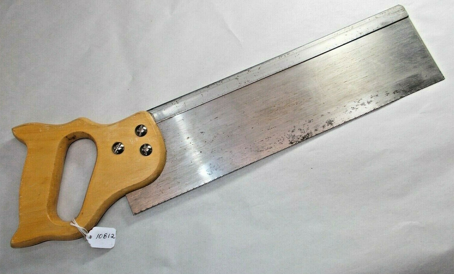 Back Saw, BUCK Vtg. Back Saw, 14″ Long Blade, 16 points per inch, 5/32″ Wide Rib