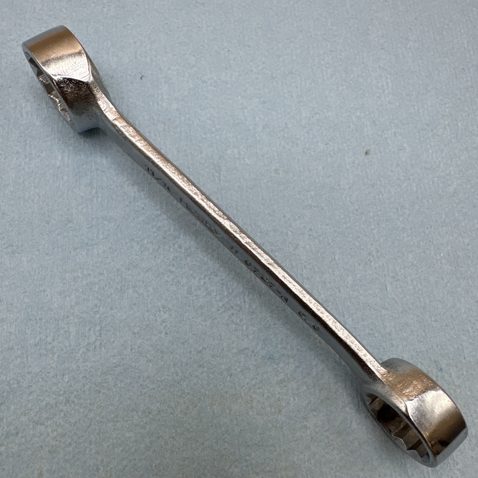 Vintage Husky Tools USA – 5/8” X 11/16” Stubby Double Box Wrench – 6727-A