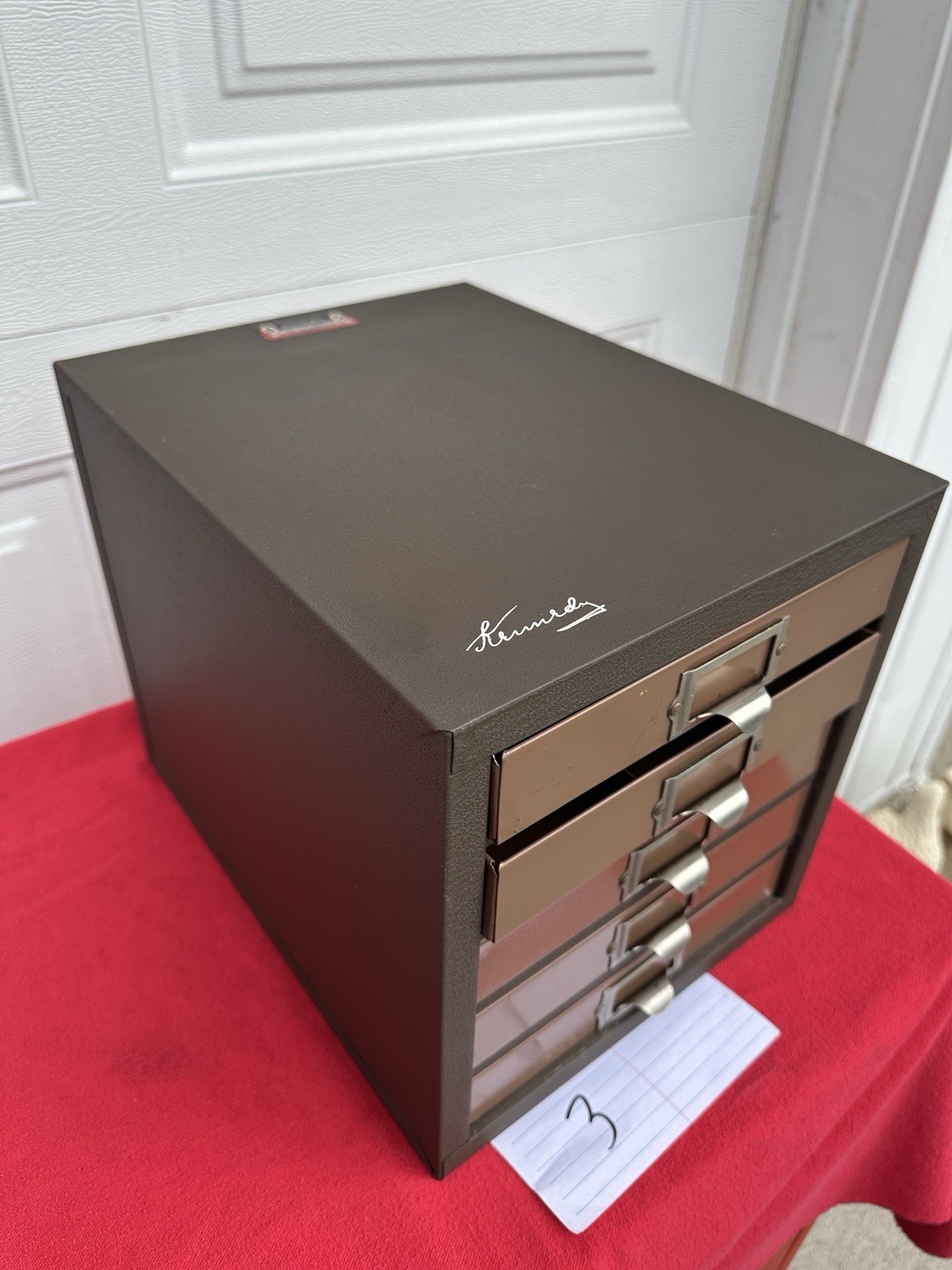 Kennedy 5-D 5 Drawer Machinist Parts Cabinet Organizer *Excellent*