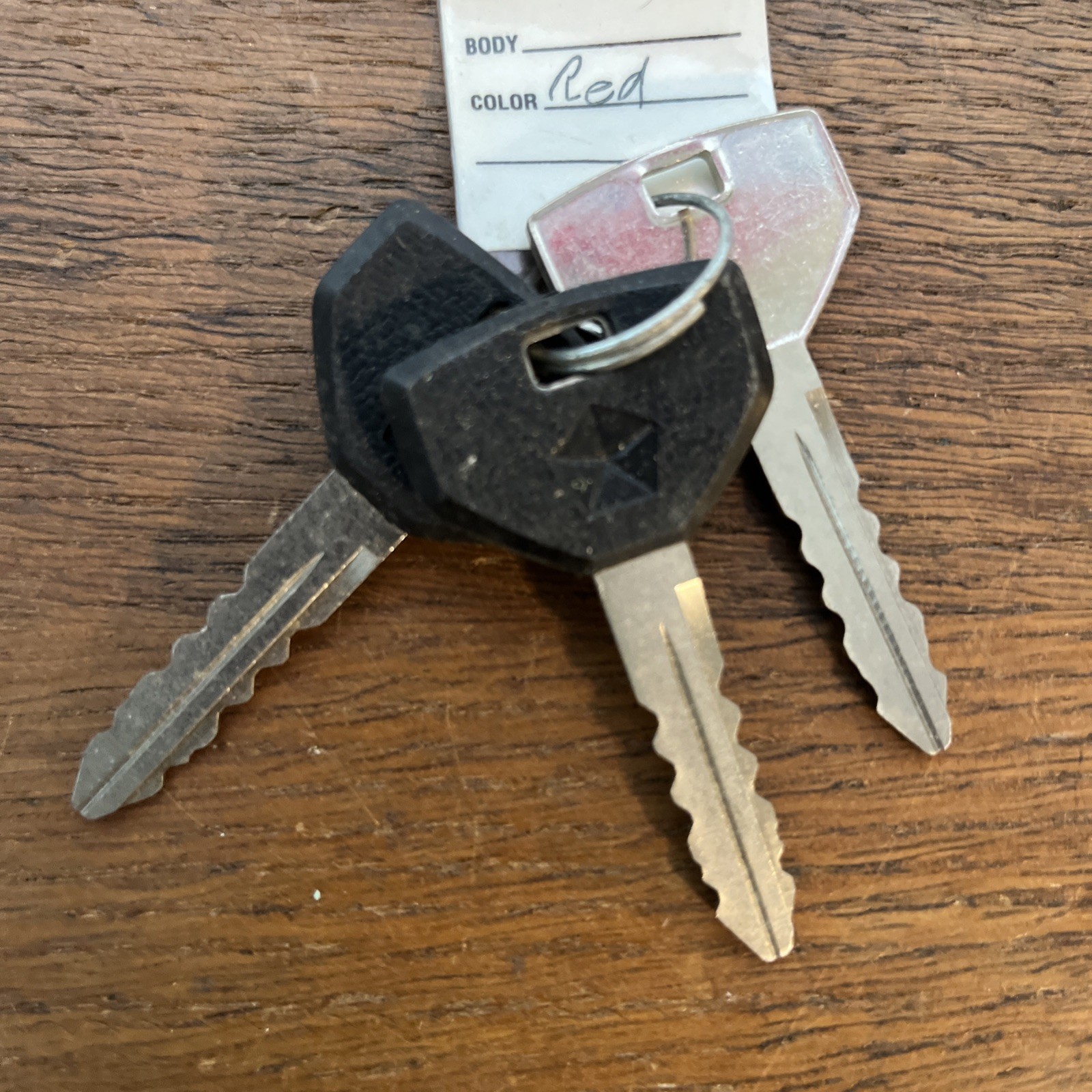 Vintage Set of Automotive Key Set of 3 2000 Dodge Dakota