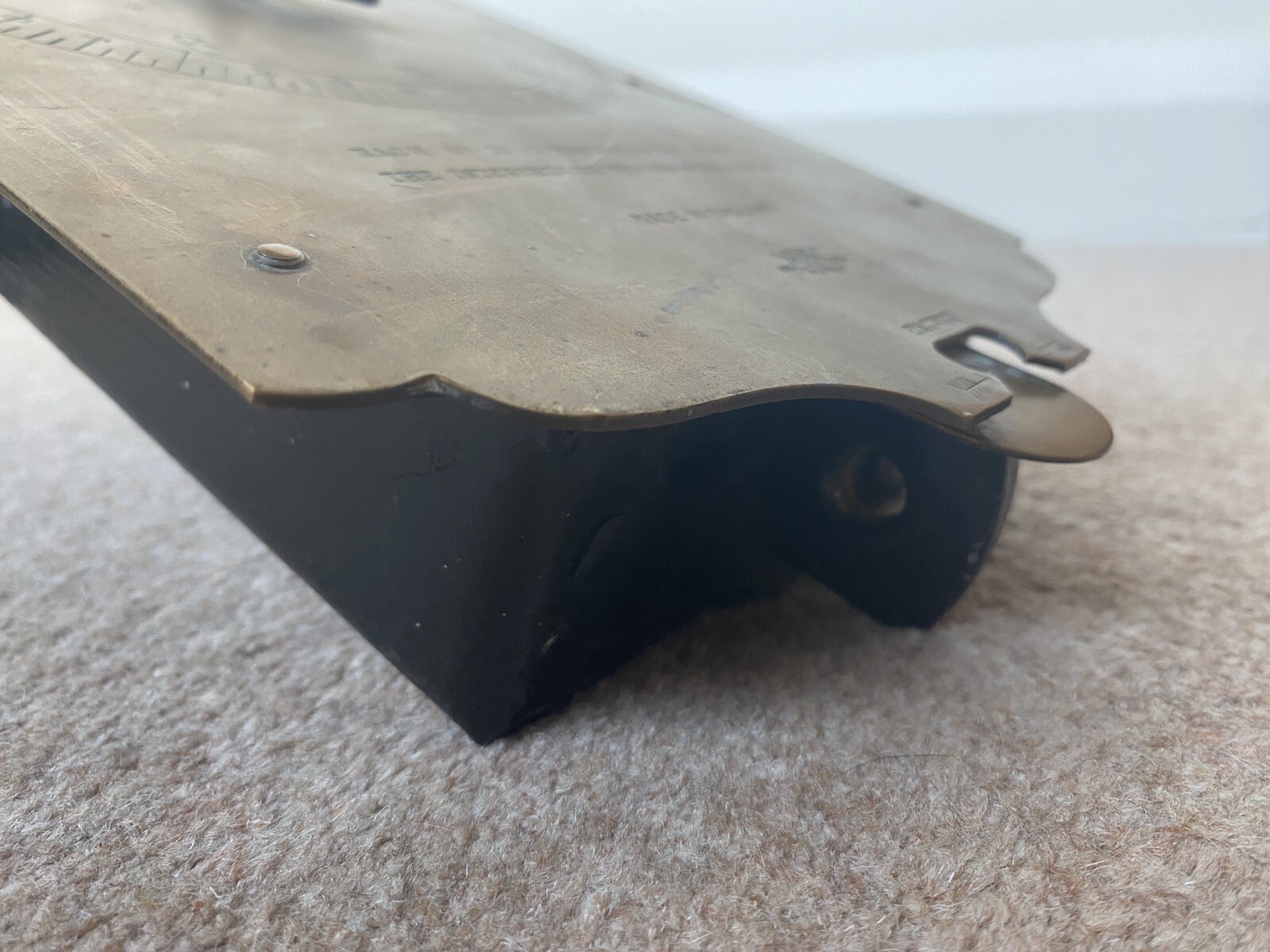 Antique BRASS SCALES c1900 SALTER’S Huge No.60T Valance To Weigh 30lb By 1oz
