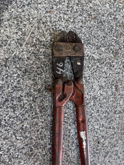 Vintage H.K. Porter Bolt Cutters NO 3, 36″ Long, 390M Boston Mass. USA
