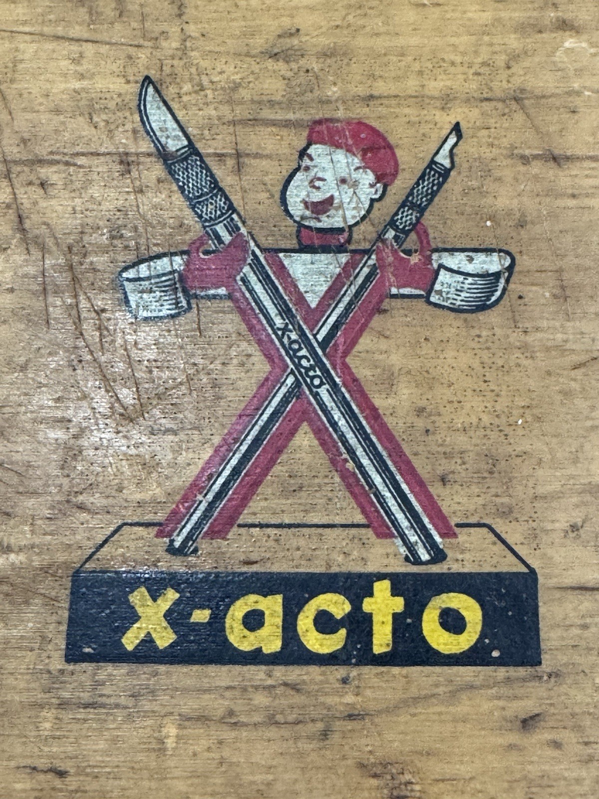 Vintage X-ACTO No. 86 Hobby Chest Wooden Tool Box Model Kit Set