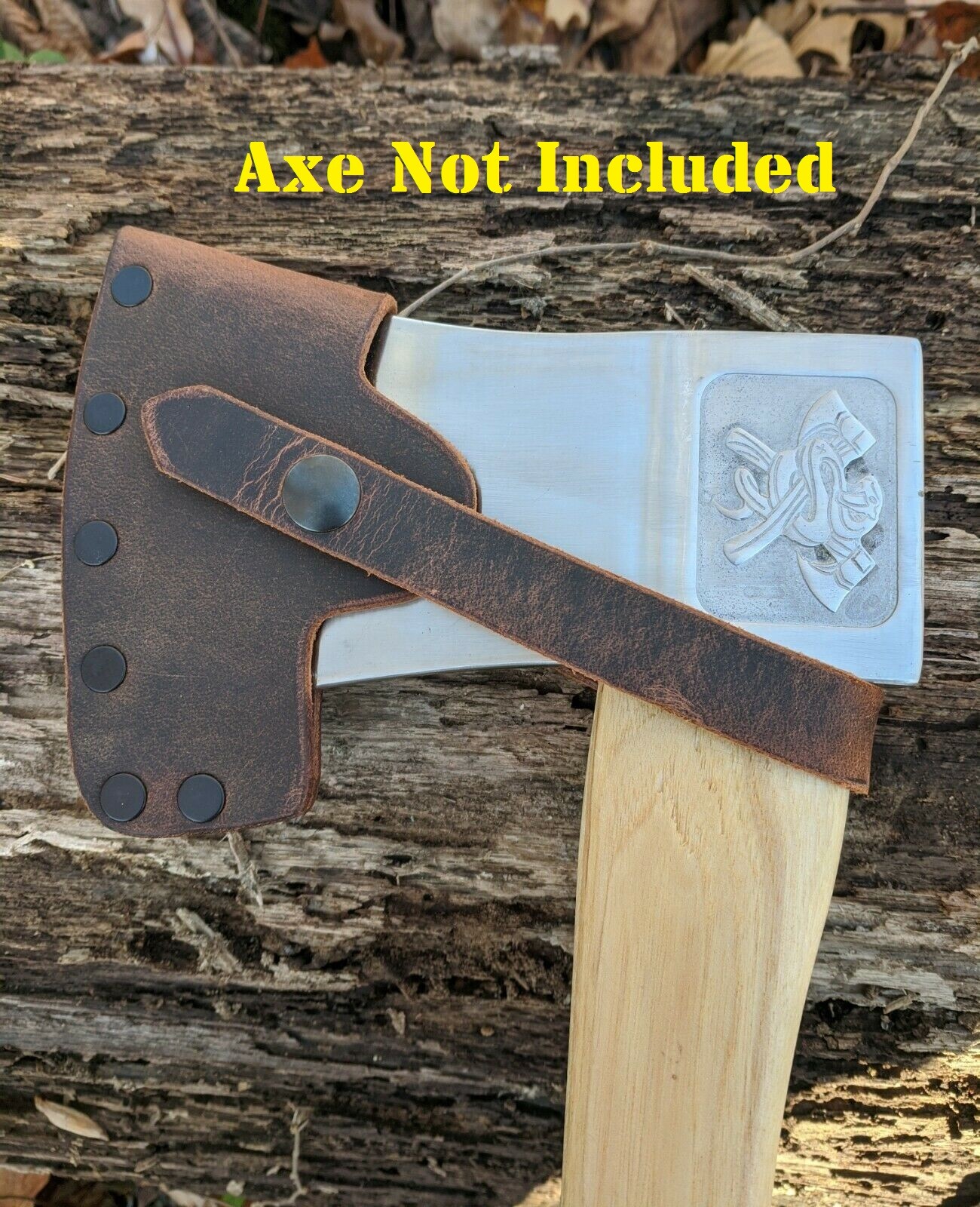 WATL Bad Axe Throwing Axe Buffalo Leather Sheath Mask (Axe NOT Included)