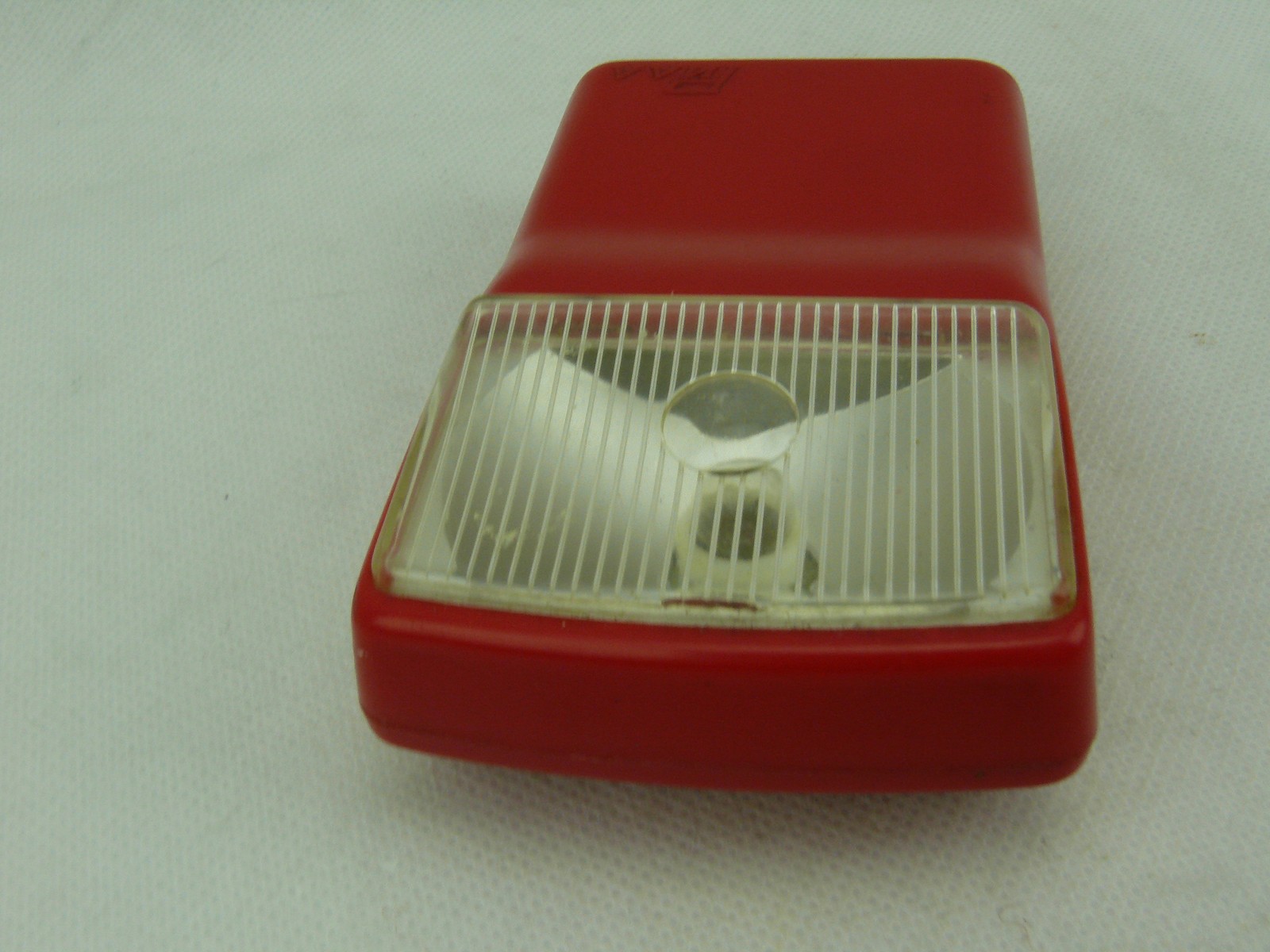 Vintage Bulgarian Flashlight RILA Red Plastic #2487