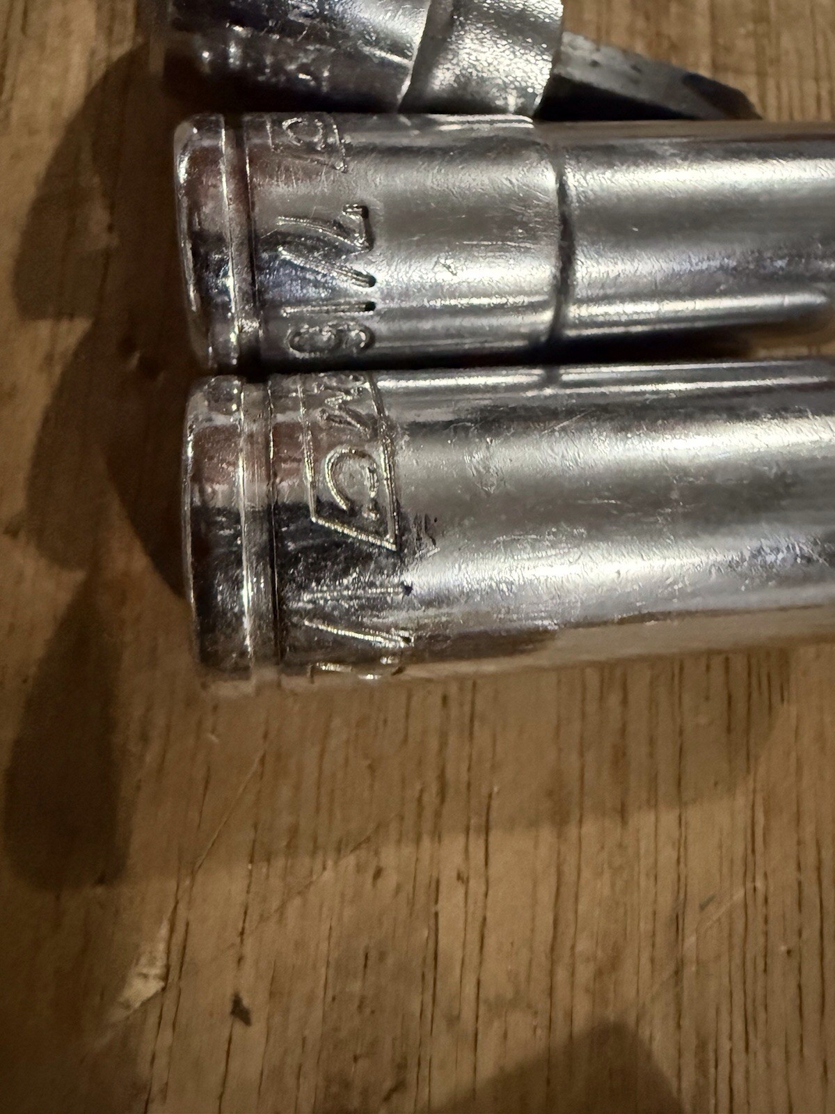 6pcs Vintage KMC (K-Mart) Sockets And Extension