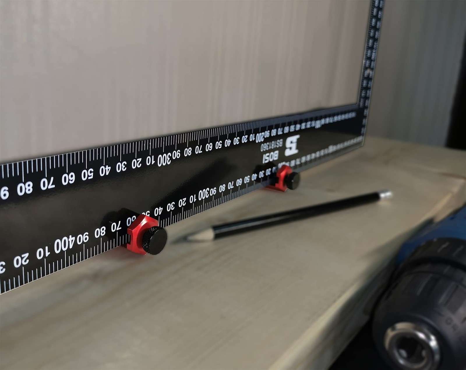 Stair Gauges for Framing Square and Rafter，Lengthen，Anti-Lost (Pai